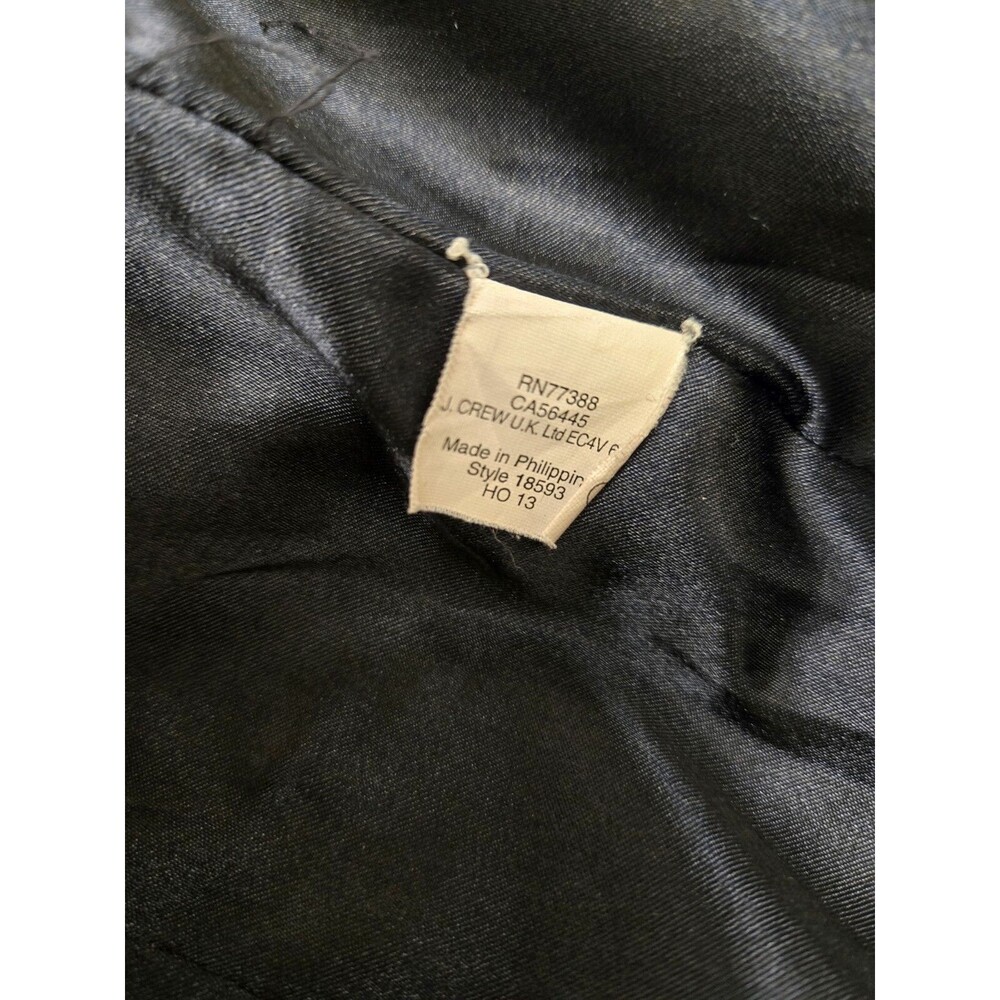 J.Crew Stadium Cloth by Nello Gori Wool Coat – Navy – Women’s 4 - Picture 9 of 15